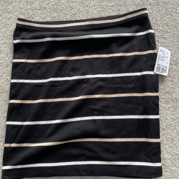 Bodycon Striped Skirt - Picture 2 of 2